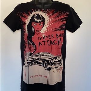 Primer black attack rockabilly t-shirt